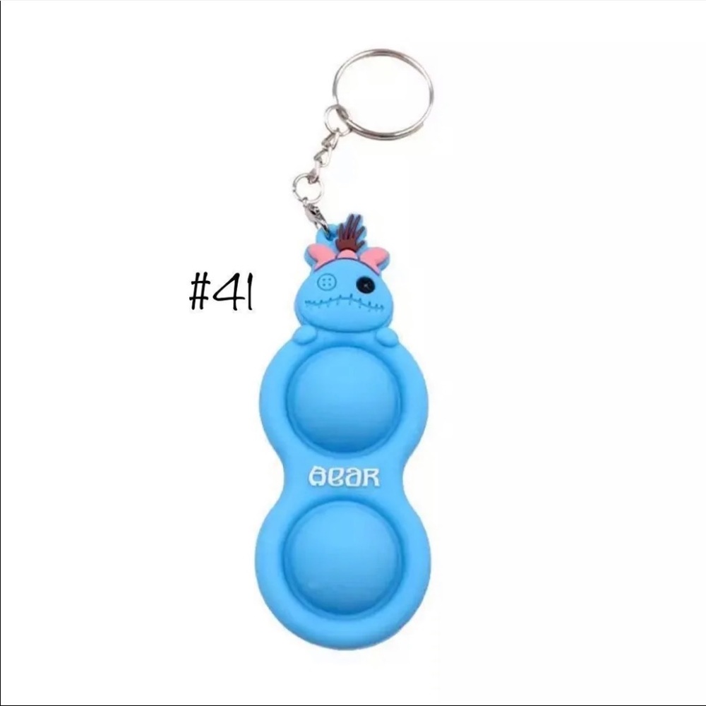 Scrump Keychain Simple Dimple Fidget Push Pop Toy